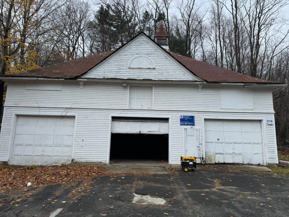 The Before Shot- run down old commercial building ready for a new lease on life