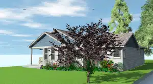concept for an addition in Tiny Ontario b