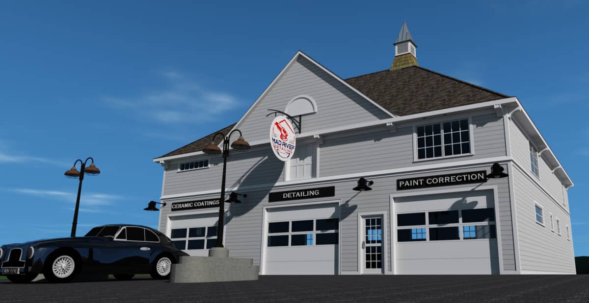 commercial restoration rendering in 3d conceptual artwork